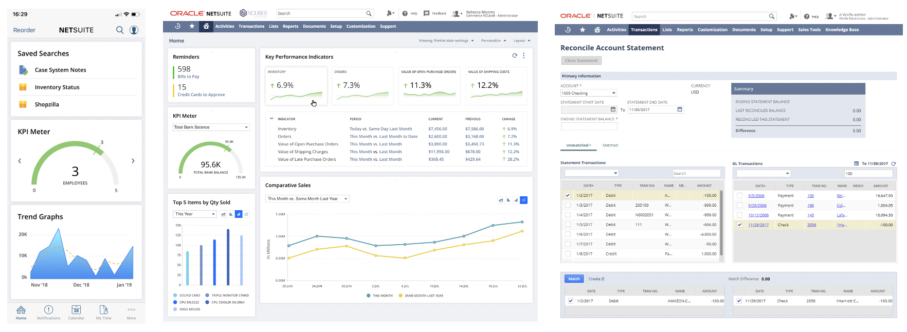 NetSuite Screen Views